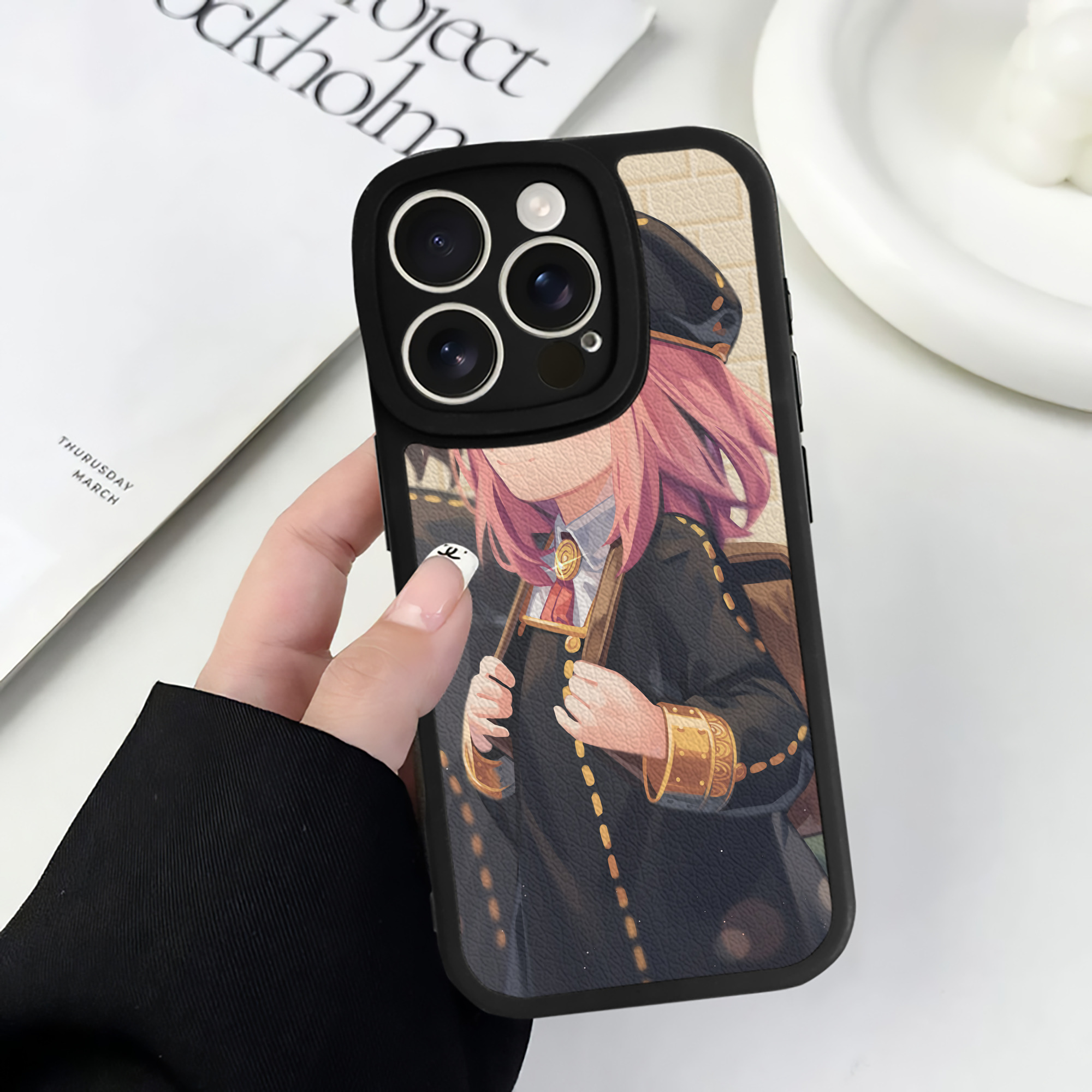（画像用） SPY×FAMILY间谍家家酒 【iPhone 16シリーズ対応】シリコンスマホケース（レザー調） 材質：シリコン